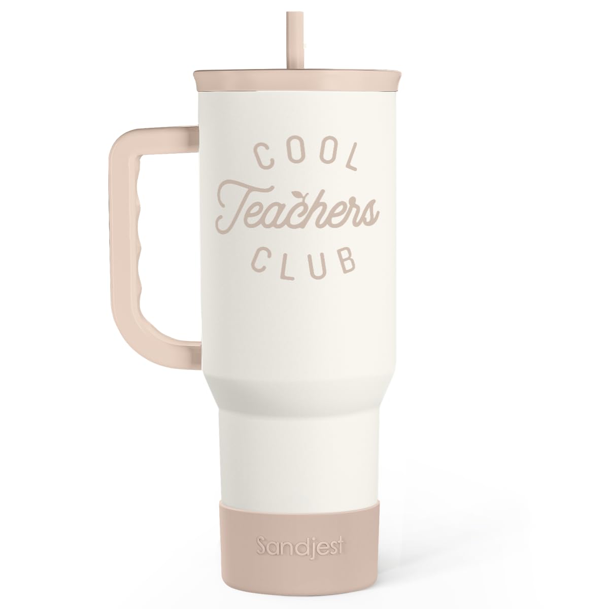 Gift for Mom - Cool Mom Club Stainless Steel Tumbler with Handle, Travel Coffee Mug for Moms - Gifts for Birthday Christmas Mothers Day, 40oz