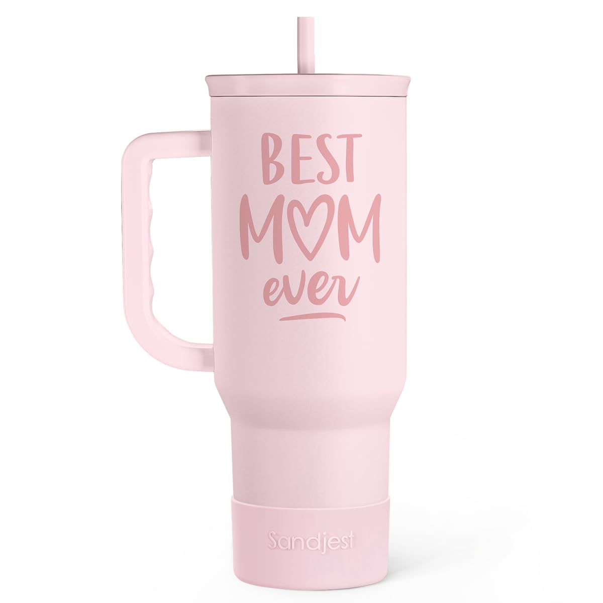 Gift for Mom - Cool Mom Club Stainless Steel Tumbler with Handle, Travel Coffee Mug for Moms - Gifts for Birthday Christmas Mothers Day, 40oz