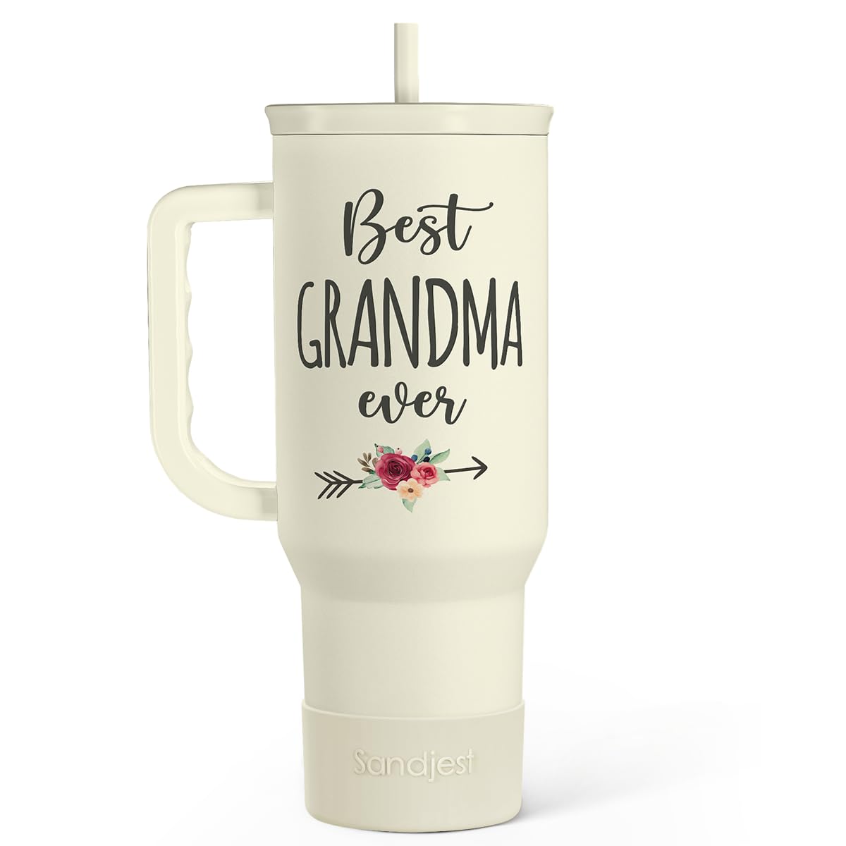 Gift for Mom - Cool Mom Club Stainless Steel Tumbler with Handle, Travel Coffee Mug for Moms - Gifts for Birthday Christmas Mothers Day, 40oz