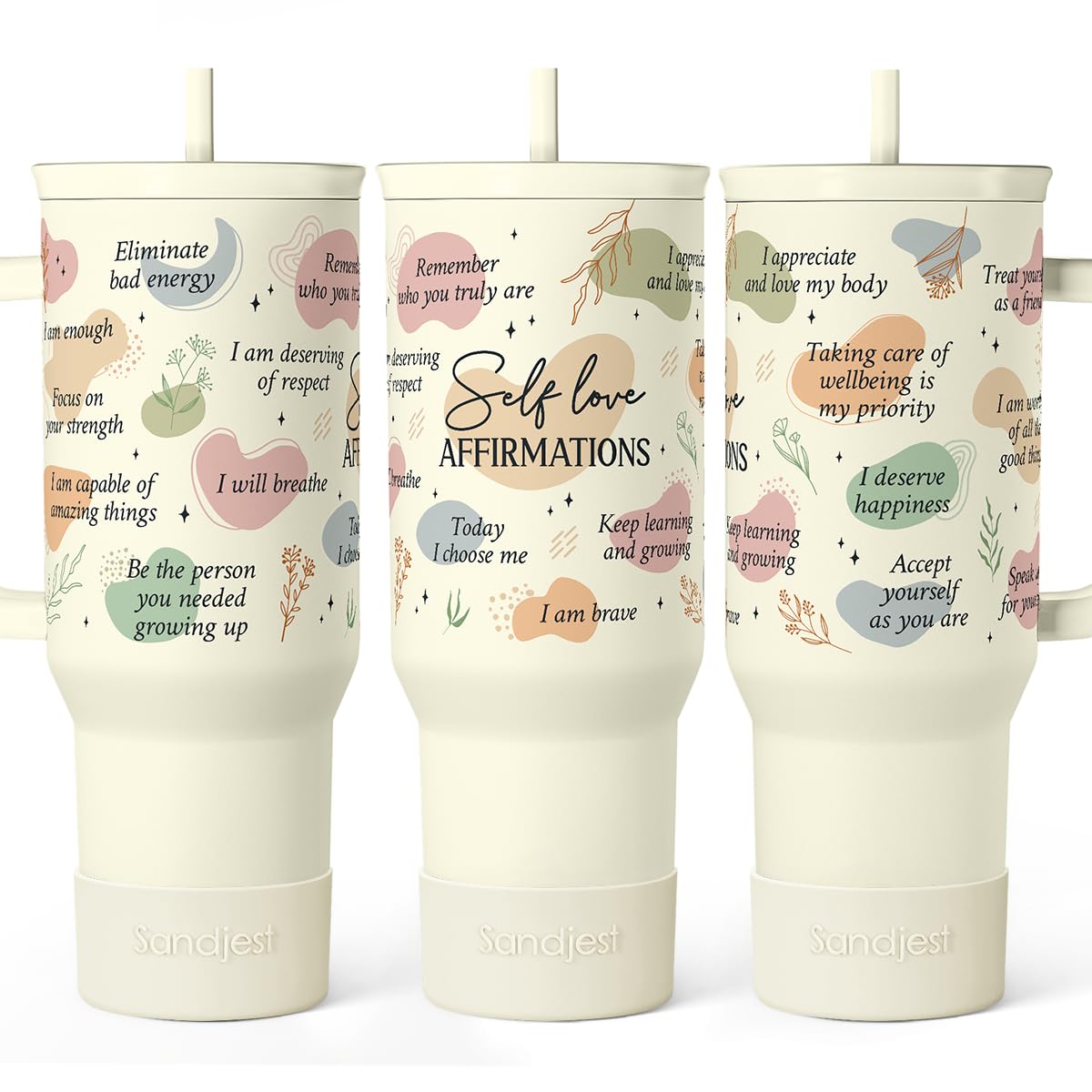 Gift for Mom - Cool Mom Club Stainless Steel Tumbler with Handle, Travel Coffee Mug for Moms - Gifts for Birthday Christmas Mothers Day, 40oz