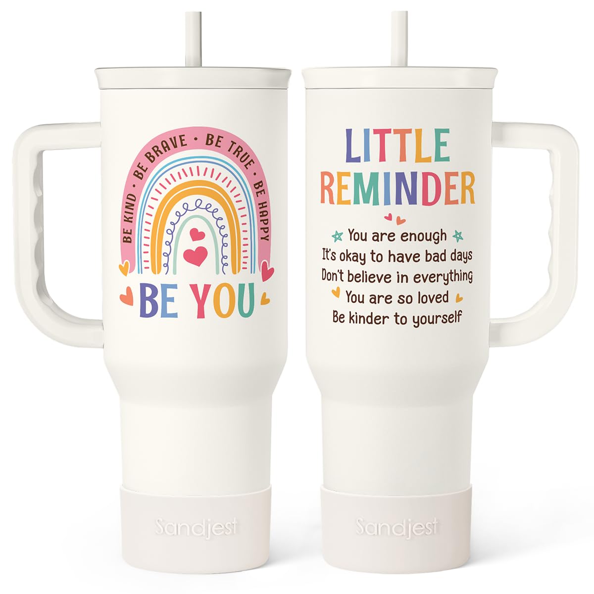 Gift for Mom - Cool Mom Club Stainless Steel Tumbler with Handle, Travel Coffee Mug for Moms - Gifts for Birthday Christmas Mothers Day, 40oz